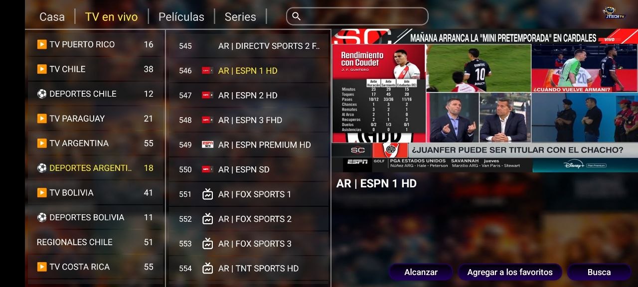 Emisión JTECH TV 4K